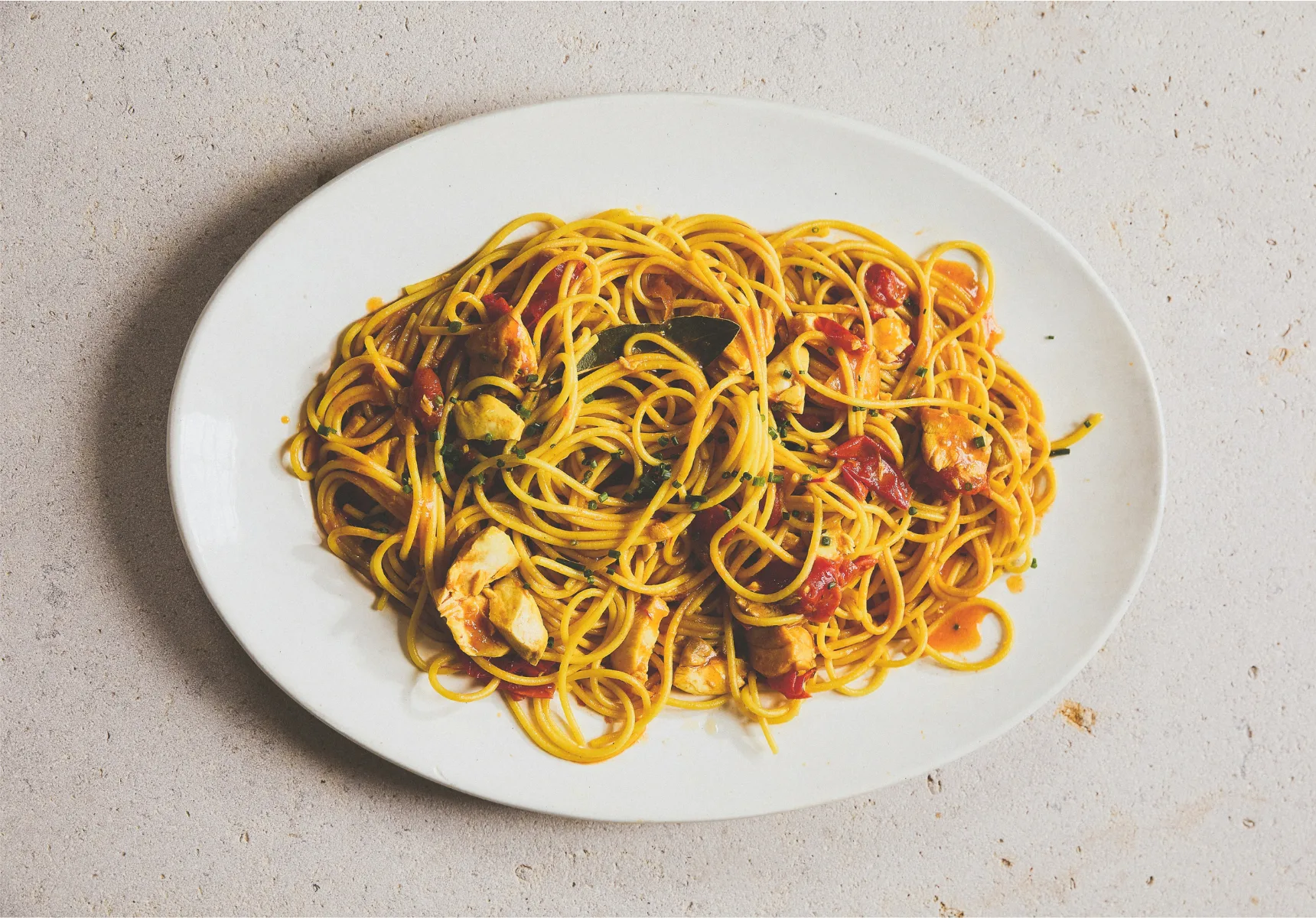 Recipe: Julia Busuttil Nishimura’s Fish and Saffron Spaghetti Nods to a Top Aussie Wine Bar